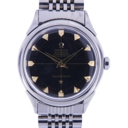 Constellation Pie Pan Stainless Steel, Black Dial, from 1952