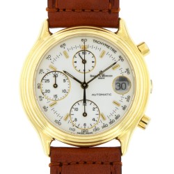 Chronographe Baumatic 18kt Yellow Gold, ref.86103 from 90s