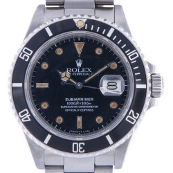 Submariner Date Triple “0” or Extra zero, Ref. 168000, from 1985