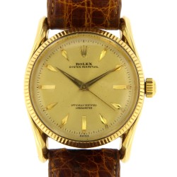 Oyster Perpetual Bombay 14kt Yellow Gold, ref.6593 from Fifties