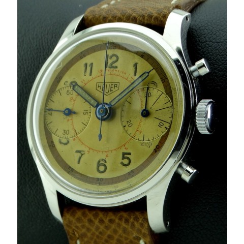 Vintage Chronograph Stainless Steel, two tone dial, from 1949