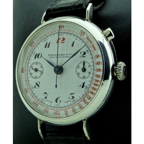 Silver Chronograph Monopoussoir, from '40