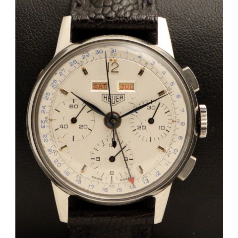 Chronograph Triple Date in Steel, from 50s