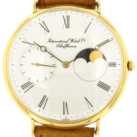 Portofino Moonphase Ref.5251 18kt Yellow Gold, manual winding, with Certificate IWC