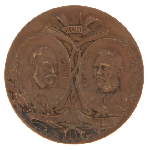 Rare Bronze Coin / Medal from 1901 for the 50th Anniversary