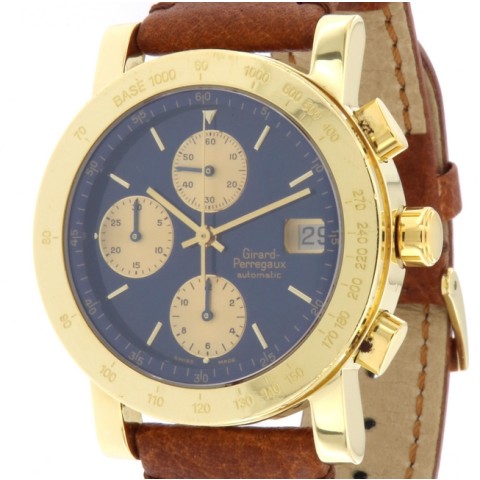 Chronograph Yellow gold, ref. GP 7000 from 90s