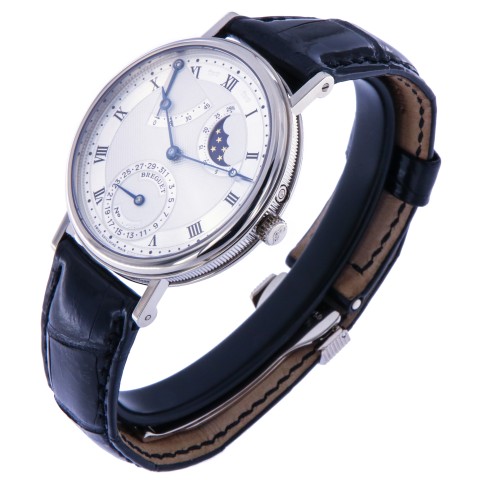 Classique Day-Date Moonphase, REF. 3130 18kt White Gold, Full Set