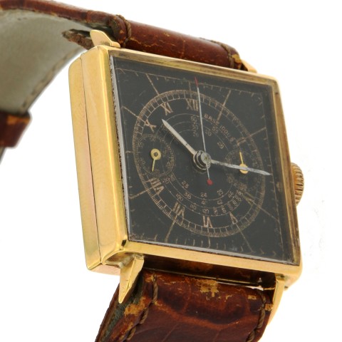Chronograph 18k Pink Gold Case, made in the 1950's