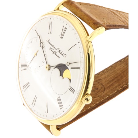 Portofino Moonphase Ref.5251 18kt Yellow Gold, manual winding, with Certificate IWC