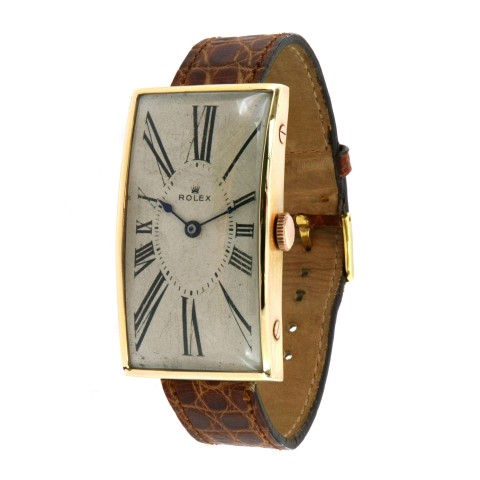 An extremely rare, Oversize 18k Rose Gold made in 1915 with Expertise