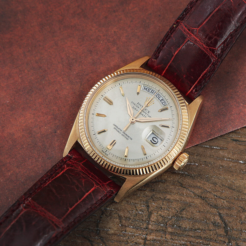 Rolex Day Date 18K Pink Gold, Ref. 1803, made in 1960, with Expertise