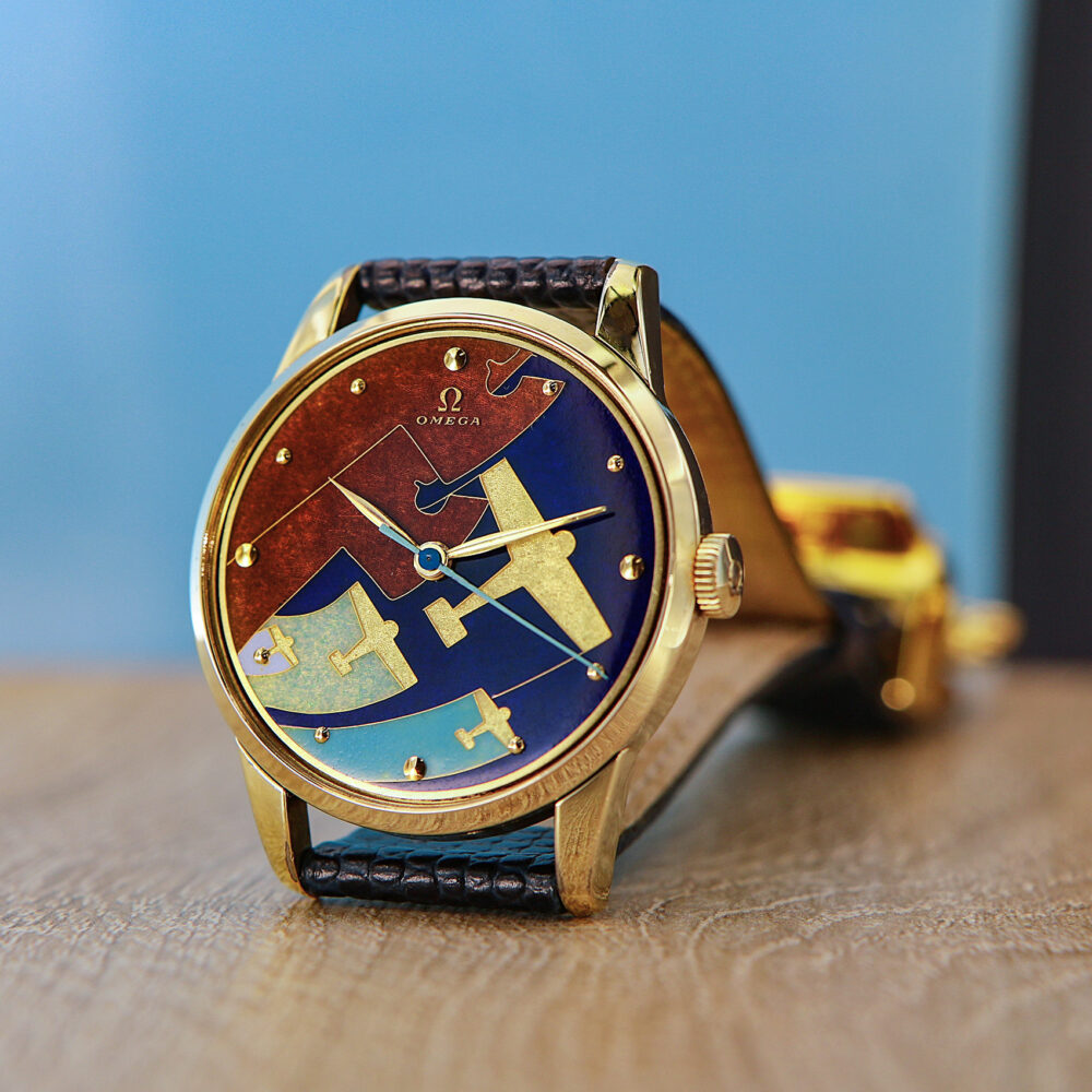 Omega Cloisonne Enamel Dial Air Force from 50s