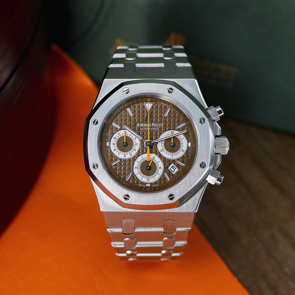 Audemars Piguet Royal Oak Chronograph Brown Dial Ref. 26300ST , Full Set 2011