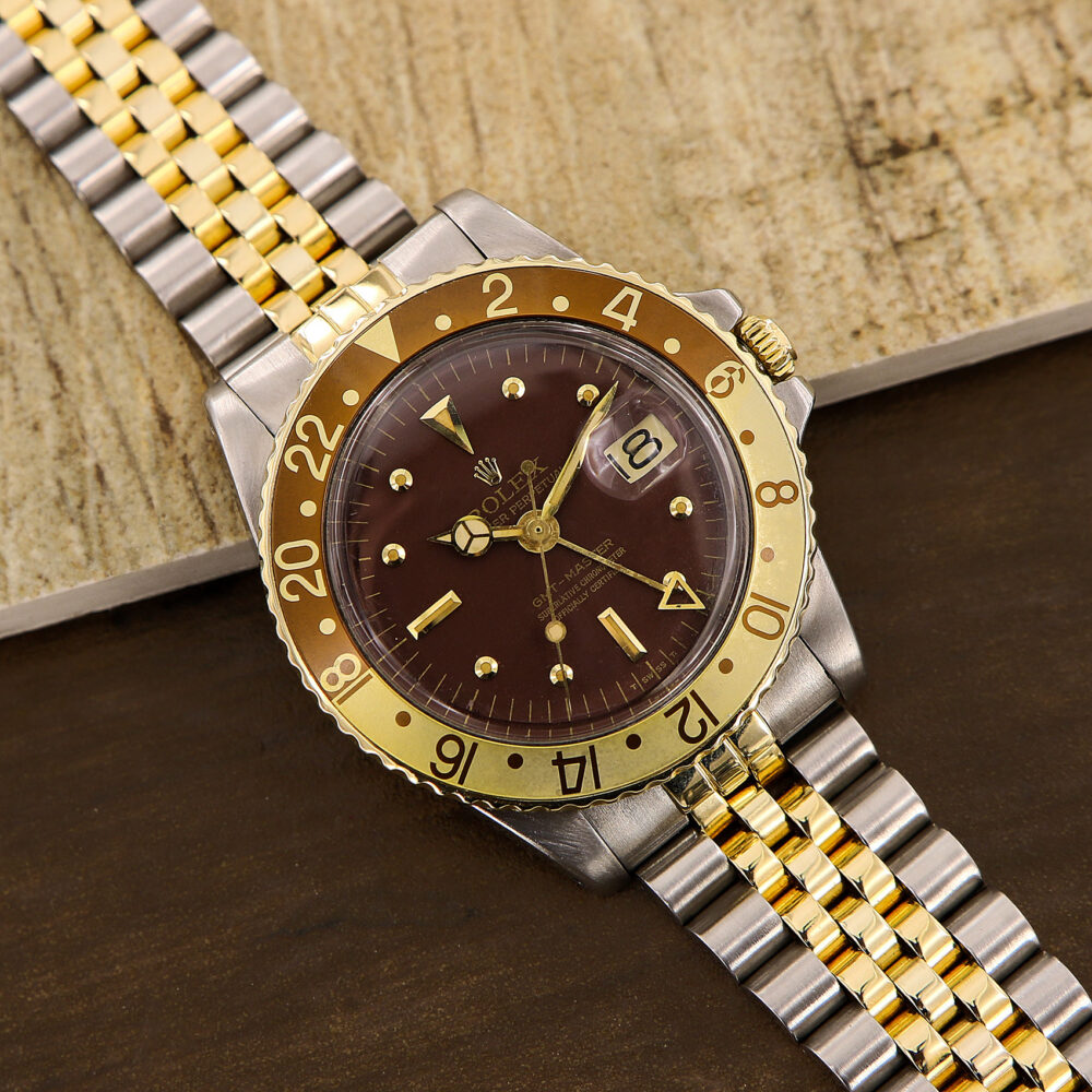 Rolex Steel and Gold ref.1675 Brown Nipple Dial from 1975