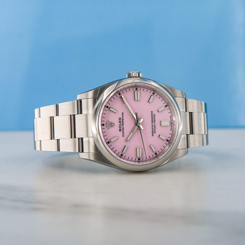 Rolex New Oyster Perpetual 36mm Pink Dial Full Set