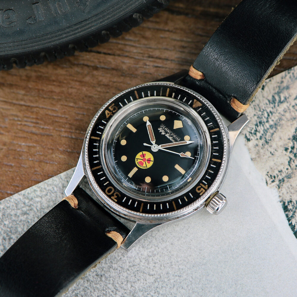 Blancpain Vintage Fifty Fathoms “No Radiation” Diver from 60s