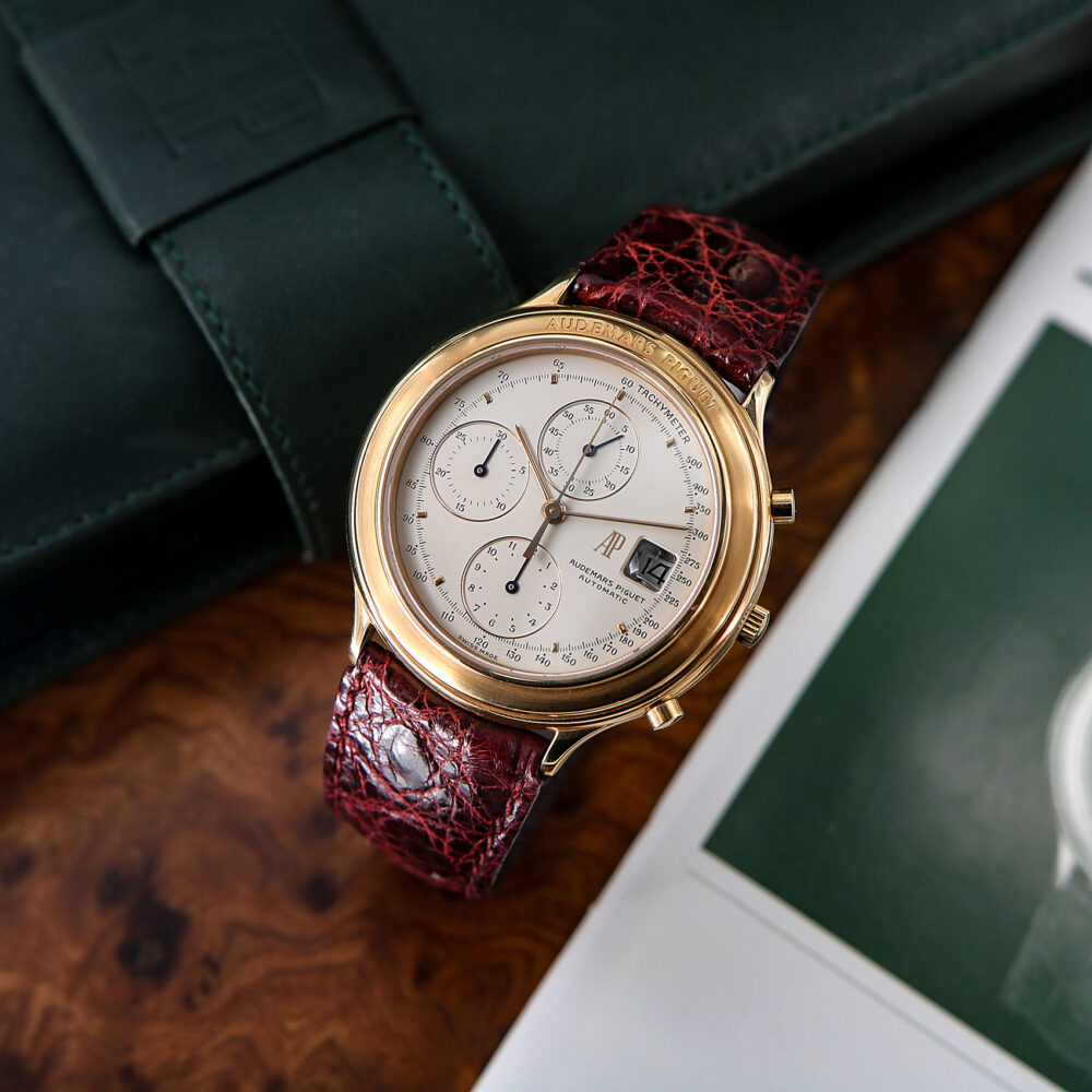 Audemars Piguet Huitieme Chronograph 18kt Rose Gold from 90s