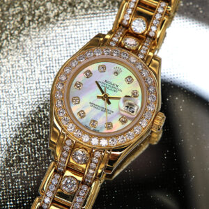 Rolex Amazing Datejust Pearlmaster ref. 69298 18kt Yellow Gold and Diamonds