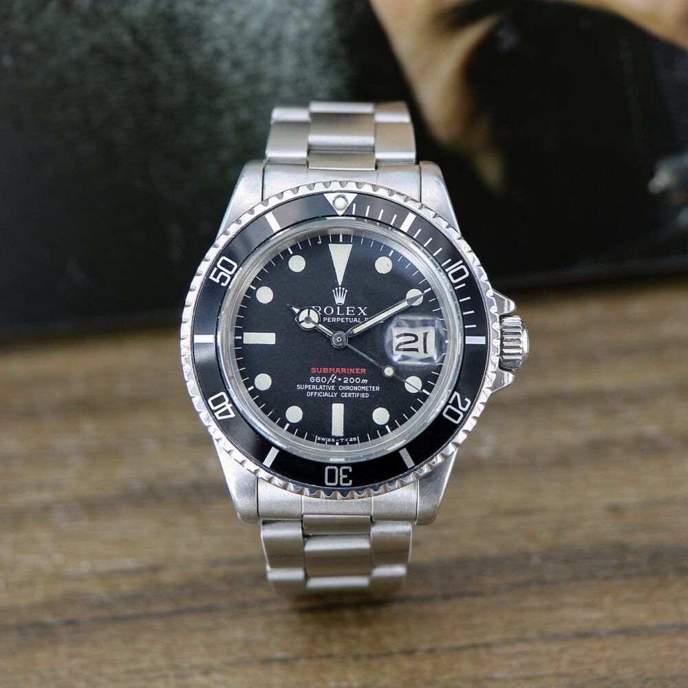 Rolex Vintage Red Submariner Ref. 1680 from the year 1971