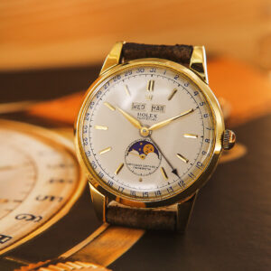 Rolex Extremely rare Reference 8171 Triple Date Moonphase so called “Padellone”