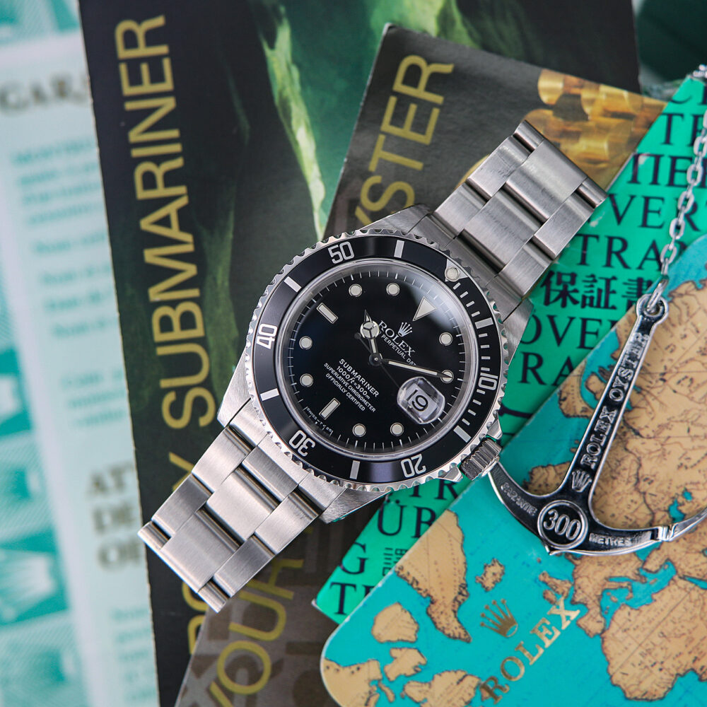 Rolex Submariner Date Ref. 16610 Unpolished Full Set 1997