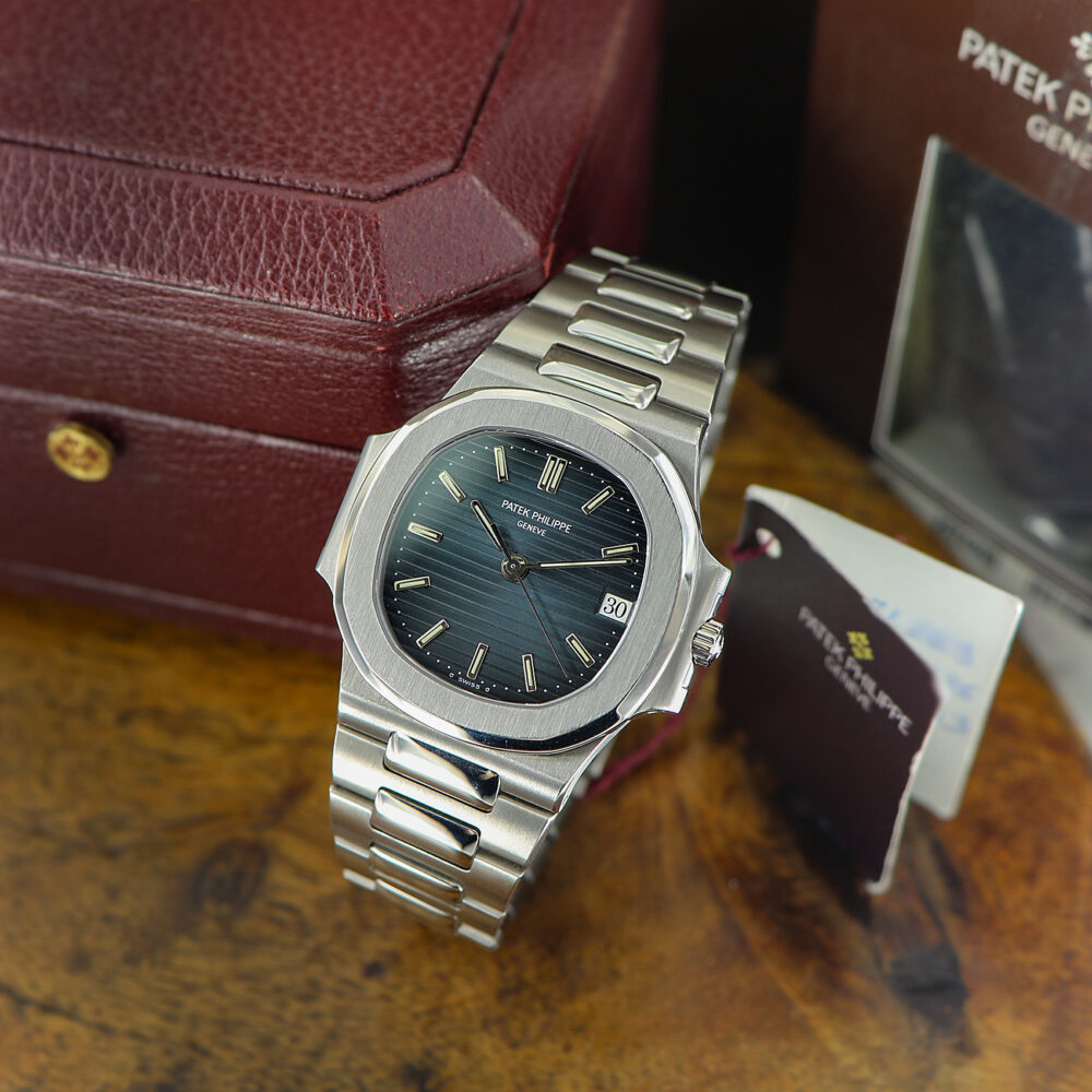 Patek Philippe Nautilus Ref. 3800 Stainless Steel Full Set from 1995 Service 2021