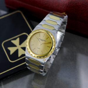 Vacheron Constantin Lady ref. 222 Stainless Steel and 18kt Gold Full Set from 80s