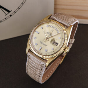 Rolex Vintage Day-Date ref.1803 18kt Yellow Gold, Rare Sigma Diamond Dial, from 1966