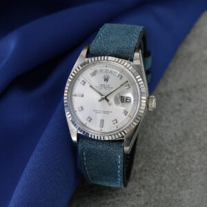 Rolex Vintage Day-Date Ref. 1803, 18kt White Gold, Diamond Dial, from 1972