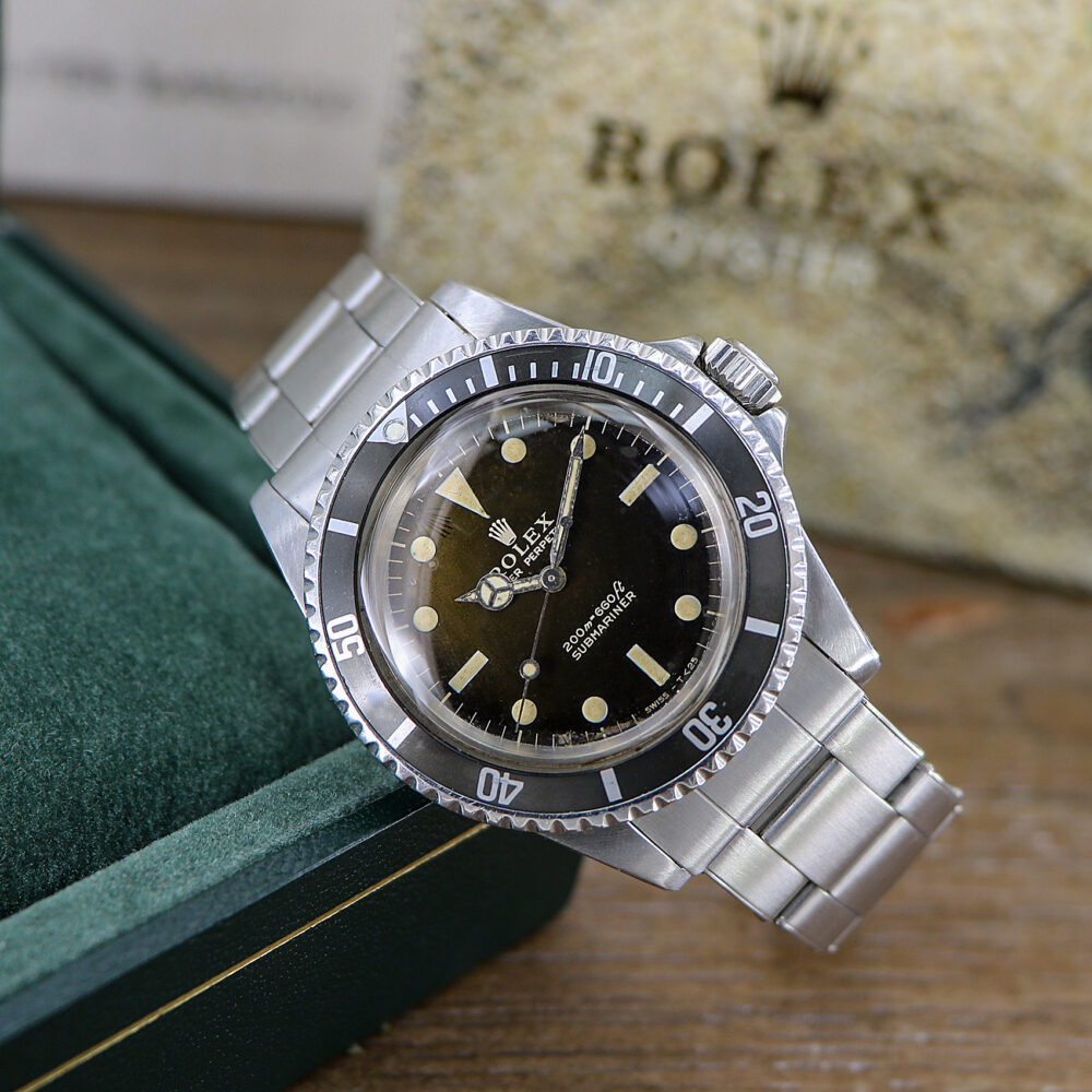 Rolex Submariner Vintage Ref. 5513 Tropical Gilt Spider Dial, from 1965