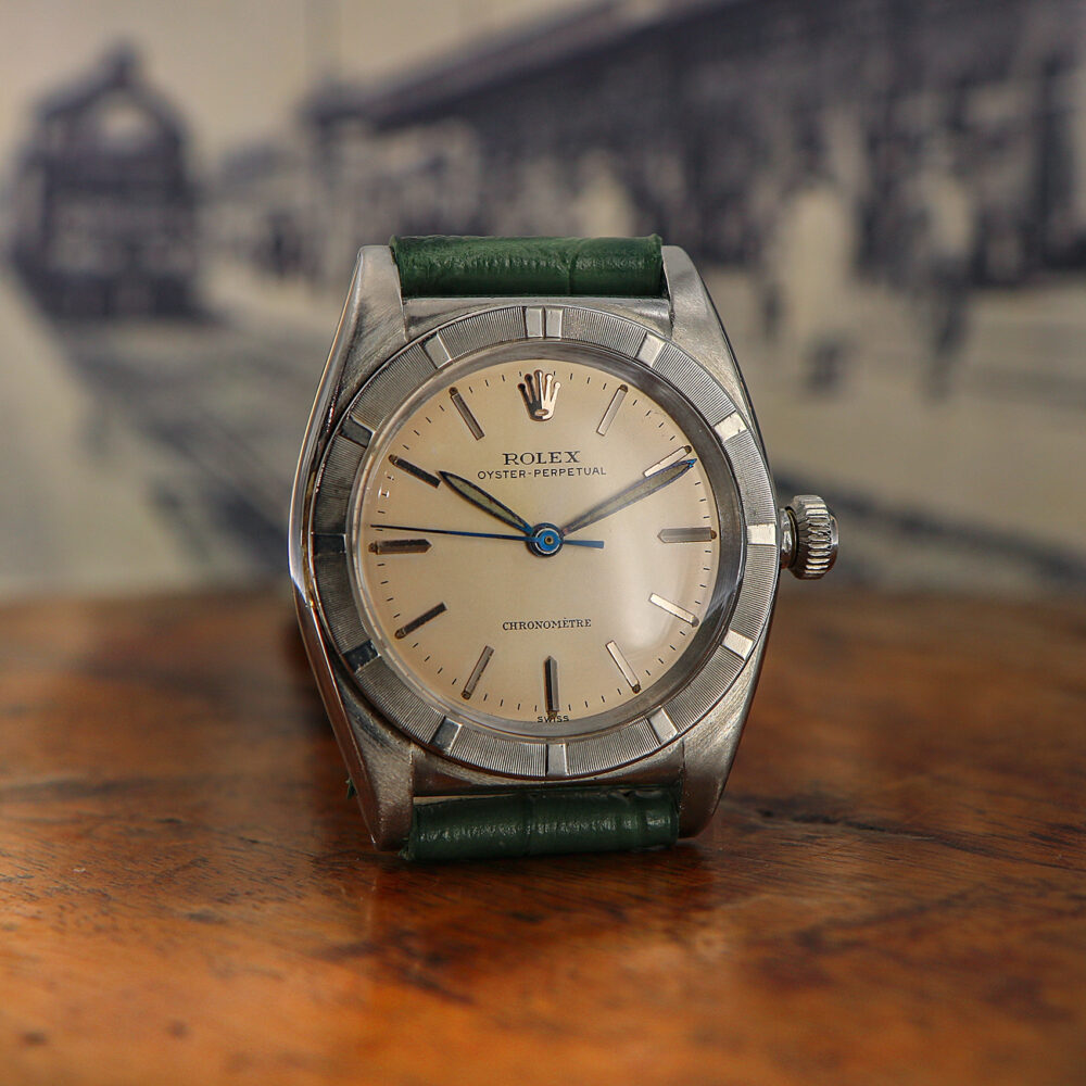 Rolex Vintage Oyster Perpetual Stainless Steel Bubbleback, Ref. 3133 from the year 1938