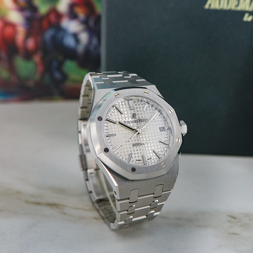 Audemars Piguet Royal Oak 37MM Stainless Steel, 15450ST, Silver Dial, Full Set 2020