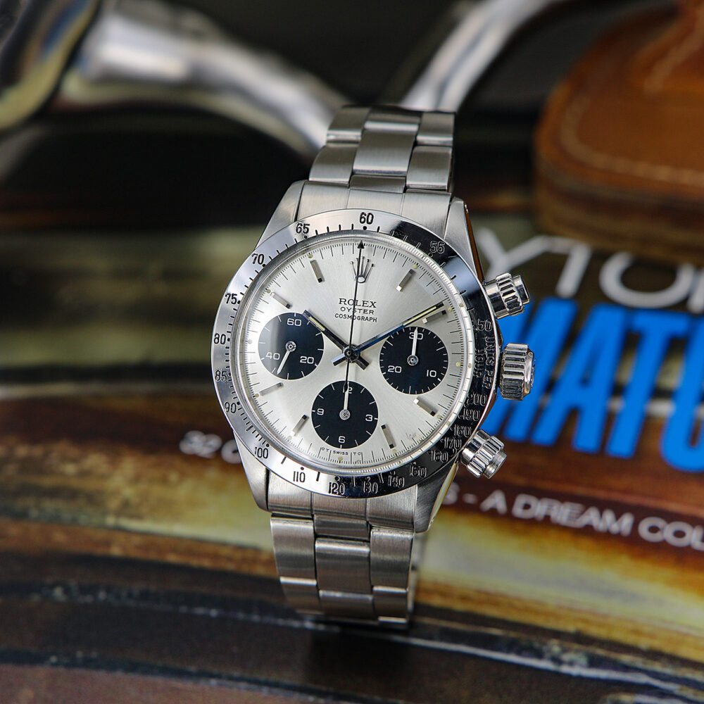 Rolex Vintage Daytona ref.6265 “Small Sigma” Silver Dial from 1971