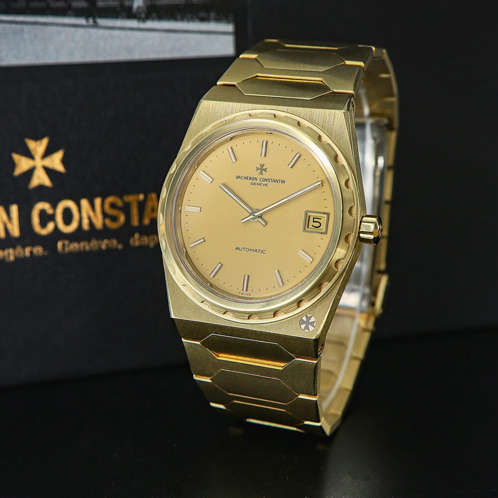 Vacheron Constantin Vintage 222 Jumbo Ref.44018, 18kt Yellow Gold, from the year 1985, with Extract VC