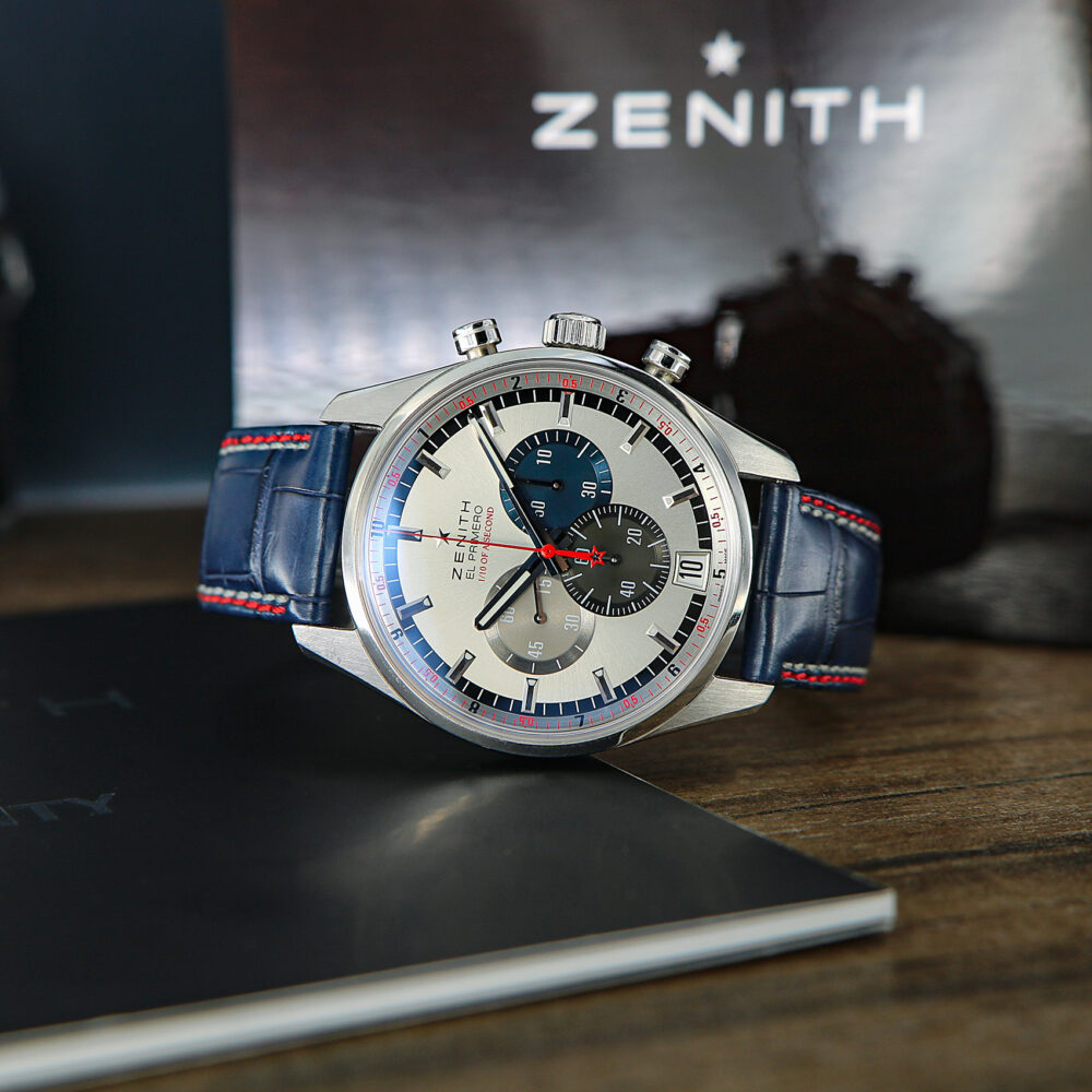 Zenith El Primero Platinum, UNIQUE PIECE, ref. 40.2042.4052, New and Full Set