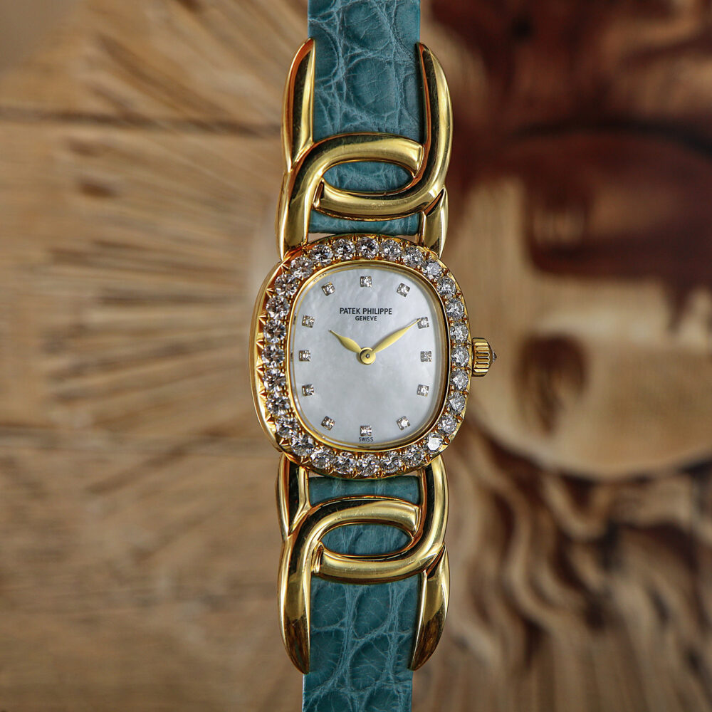 Patek Philippe Golden Ellipse Lady, Ref. 4931J, 18kt YG and Diamonds Set