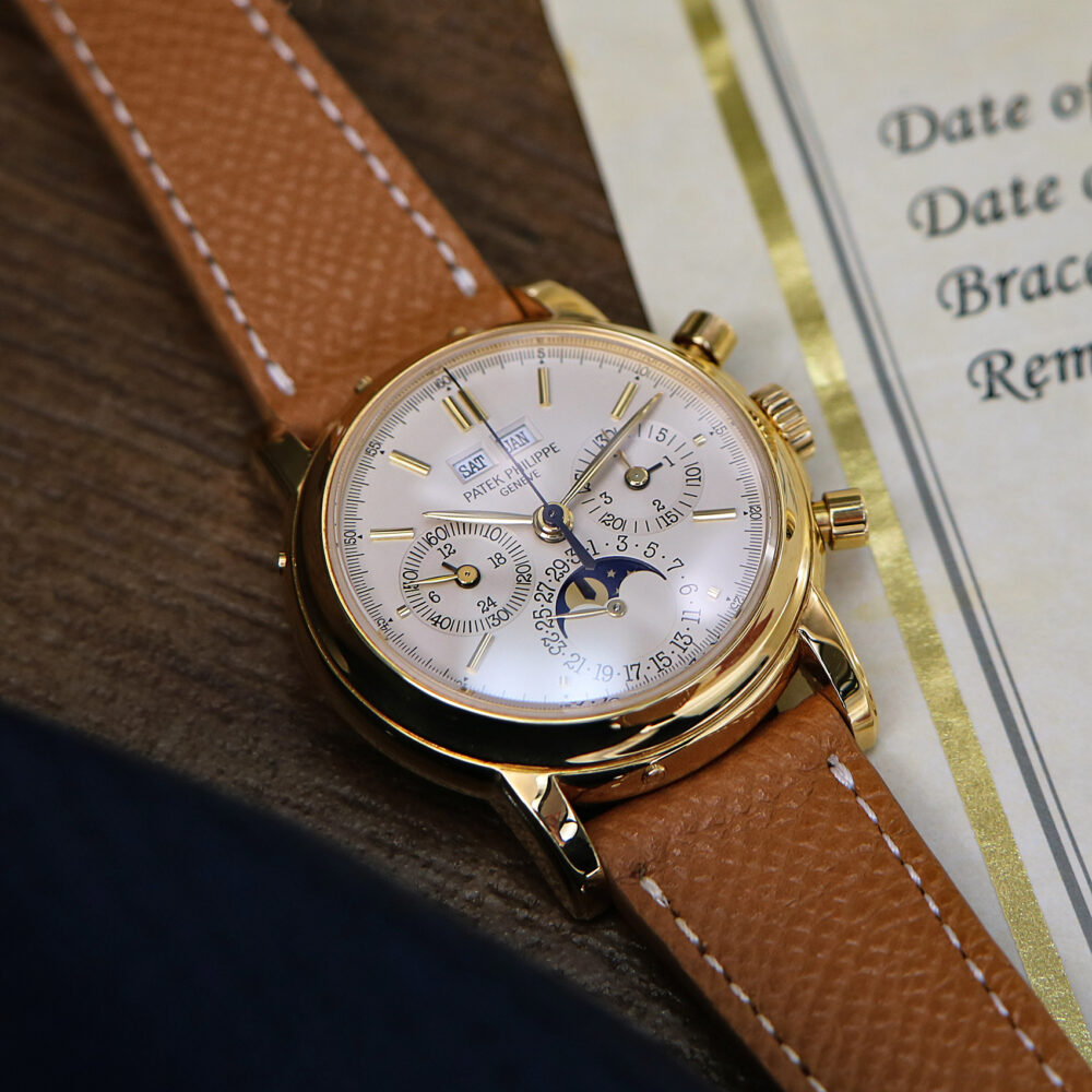 Patek Philippe Perpetual Calendar Chronograph Ref. 3970E, 2nd Series, with Extract PP, from 1990